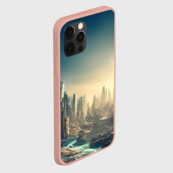 Чехол для iPhone 12 Pro Max Радиоактивные Осадки, цвет: 3D-светло-розовый — фото 2