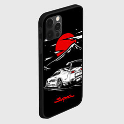 Чехол для iPhone 12 Pro Max Тойота супра - JDM Style, цвет: 3D-черный — фото 2