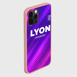 Чехол для iPhone 12 Pro Max Lyon legendary sport grunge, цвет: 3D-светло-розовый — фото 2