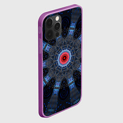 Чехол для iPhone 12 Pro Max Сайфай технология, цвет: 3D-сиреневый — фото 2