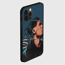 Чехол для iPhone 12 Pro Max Мулат-киберпанк, цвет: 3D-черный — фото 2