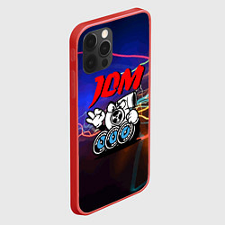 Чехол для iPhone 12 Pro Max JDM style - engine - gesture, цвет: 3D-красный — фото 2