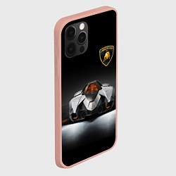 Чехол для iPhone 12 Pro Max Lamborghini Egoista - Italy, цвет: 3D-светло-розовый — фото 2