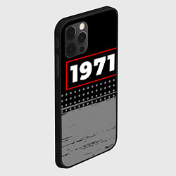 Чехол для iPhone 12 Pro Max 1971 - в красной рамке на темном, цвет: 3D-черный — фото 2