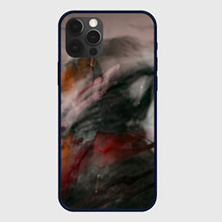 Чехол для iPhone 12 Pro Max Темнота, тени и краски, цвет: 3D-черный