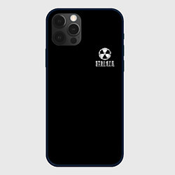 Чехол для iPhone 12 Pro Max STALKER лого, цвет: 3D-черный