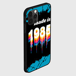 Чехол для iPhone 12 Pro Max Made in 1985: liquid art, цвет: 3D-черный — фото 2