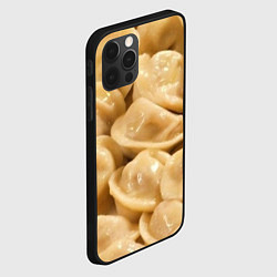 Чехол для iPhone 12 Pro Max Пельмени, цвет: 3D-черный — фото 2
