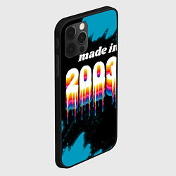 Чехол для iPhone 12 Pro Max Made in 2003: liquid art, цвет: 3D-черный — фото 2