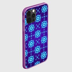Чехол для iPhone 12 Pro Max Звёздный паттерн, цвет: 3D-сиреневый — фото 2
