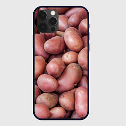 Чехол для iPhone 12 Pro Max Картофельные клубни, цвет: 3D-черный