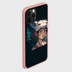 Чехол для iPhone 12 Pro Max Princess Mononokes feelings, цвет: 3D-светло-розовый — фото 2