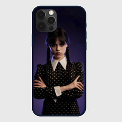 Чехол для iPhone 12 Pro Max Wednesday: Violet Light, цвет: 3D-черный