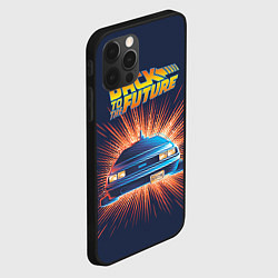 Чехол для iPhone 12 Pro Max Назад в будущее - Делориан 12, цвет: 3D-черный — фото 2