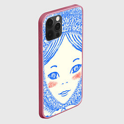 Чехол для iPhone 12 Pro Max Ретро-Снегурочка, цвет: 3D-малиновый — фото 2