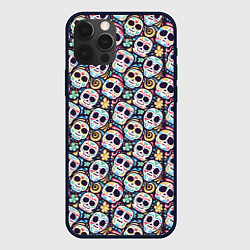 Чехол iPhone 12 Pro Max Черепа с рисунками