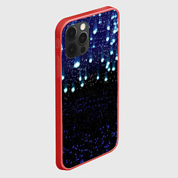 Чехол для iPhone 12 Pro Max Падающие звёзды, цвет: 3D-красный — фото 2