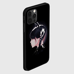 Чехол для iPhone 12 Pro Max Wednesday black kitty, цвет: 3D-черный — фото 2