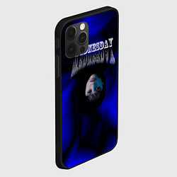 Чехол для iPhone 12 Pro Max Wednesday-чертик, цвет: 3D-черный — фото 2