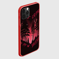 Чехол для iPhone 12 Pro Max Тру Крайм на День Святого Валентина, цвет: 3D-красный — фото 2