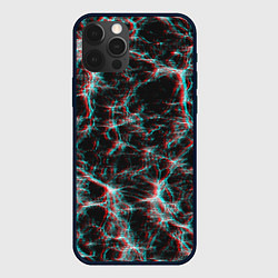 Чехол для iPhone 12 Pro Max Сеть нейронов, цвет: 3D-черный