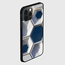 Чехол для iPhone 12 Pro Max Кубический мир, цвет: 3D-черный — фото 2