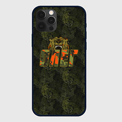 Чехол для iPhone 12 Pro Max Олег камуфляж, цвет: 3D-черный