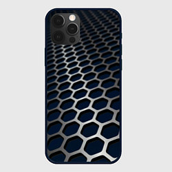 Чехол для iPhone 12 Pro Max Металическая бронь, цвет: 3D-черный