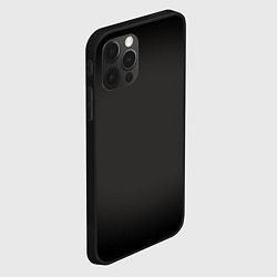 Чехол для iPhone 12 Pro Max Черная виньетка для черного, цвет: 3D-черный — фото 2