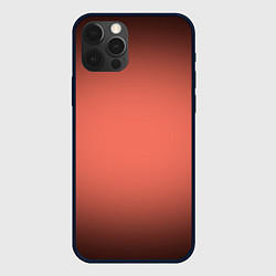 Чехол для iPhone 12 Pro Max Коралловый градиент, цвет: 3D-черный