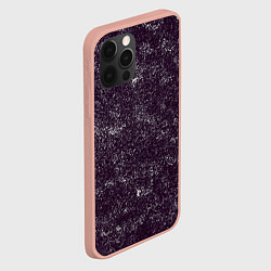 Чехол для iPhone 12 Pro Max Гранжевая шумовая текстура, цвет: 3D-светло-розовый — фото 2