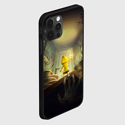 Чехол для iPhone 12 Pro Max Little Nightmares игра, цвет: 3D-черный — фото 2