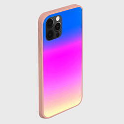 Чехол для iPhone 12 Pro Max Неоновые краски космоса, цвет: 3D-светло-розовый — фото 2