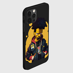 Чехол для iPhone 12 Pro Max Rap Simpson, цвет: 3D-черный — фото 2