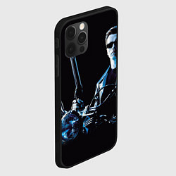 Чехол для iPhone 12 Pro Max Терминатор art, цвет: 3D-черный — фото 2