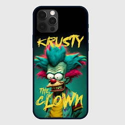 Чехол для iPhone 12 Pro Max Клоун Красти из Симпсонов, цвет: 3D-черный