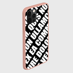 Чехол для iPhone 12 Pro Max Крупный рубленый текст Lorem Ipsum каллиграфия на, цвет: 3D-светло-розовый — фото 2