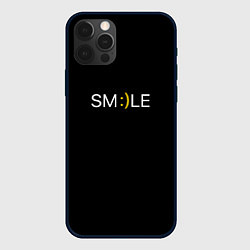 Чехол для iPhone 12 Pro Max Надпись smile, цвет: 3D-черный