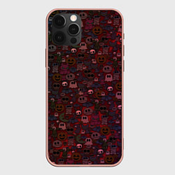 Чехол для iPhone 12 Pro Max Черепа черепки, цвет: 3D-светло-розовый