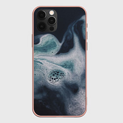 Чехол для iPhone 12 Pro Max Дымчатая пенка, цвет: 3D-светло-розовый