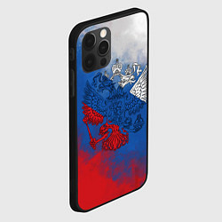 Чехол для iPhone 12 Pro Max Триколор градиент, цвет: 3D-черный — фото 2
