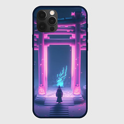 Чехол для iPhone 12 Pro Max Магические врата, цвет: 3D-черный
