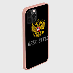 Чехол для iPhone 12 Pro Max Oper style, цвет: 3D-светло-розовый — фото 2