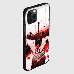 Чехол для iPhone 12 Pro Max Человек-Бензопила: Денжи, цвет: 3D-черный — фото 2