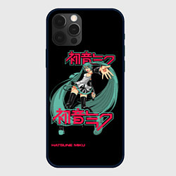 Чехол для iPhone 12 Pro Max Мику Хацунэ гармония, цвет: 3D-черный
