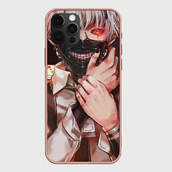 Чехол для iPhone 12 Pro Max Tokio Ghoul, цвет: 3D-светло-розовый