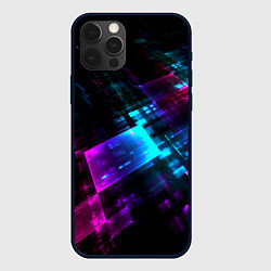 Чехол для iPhone 12 Pro Max Неоновый киберпанк, цвет: 3D-черный