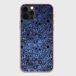 Чехол для iPhone 12 Pro Max Векторный камуфляж, цвет: 3D-светло-розовый