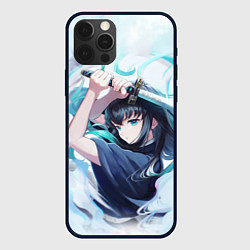 Чехол для iPhone 12 Pro Max Muichiro Tokito Demon Slayer, цвет: 3D-черный