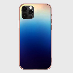 Чехол iPhone 12 Pro Max Blue gradient colors